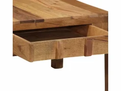 Outlet Mesa de Café Marrón 110 x 55 x 35 cm Madera maciza recuperada Mesa De Centro