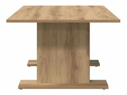 Outlet Clicnbuy Mesa de Café Roble artisan 103.5 x 60 x 40 cm Marru00f3n
