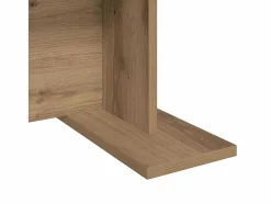 Outlet Clicnbuy Mesa de Café Roble artisan 103.5 x 60 x 40 cm Marru00f3n