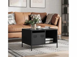 Outlet Mesa de centro acero laminado en frío 68,5x50x43,5 cm Mesa De Centro
