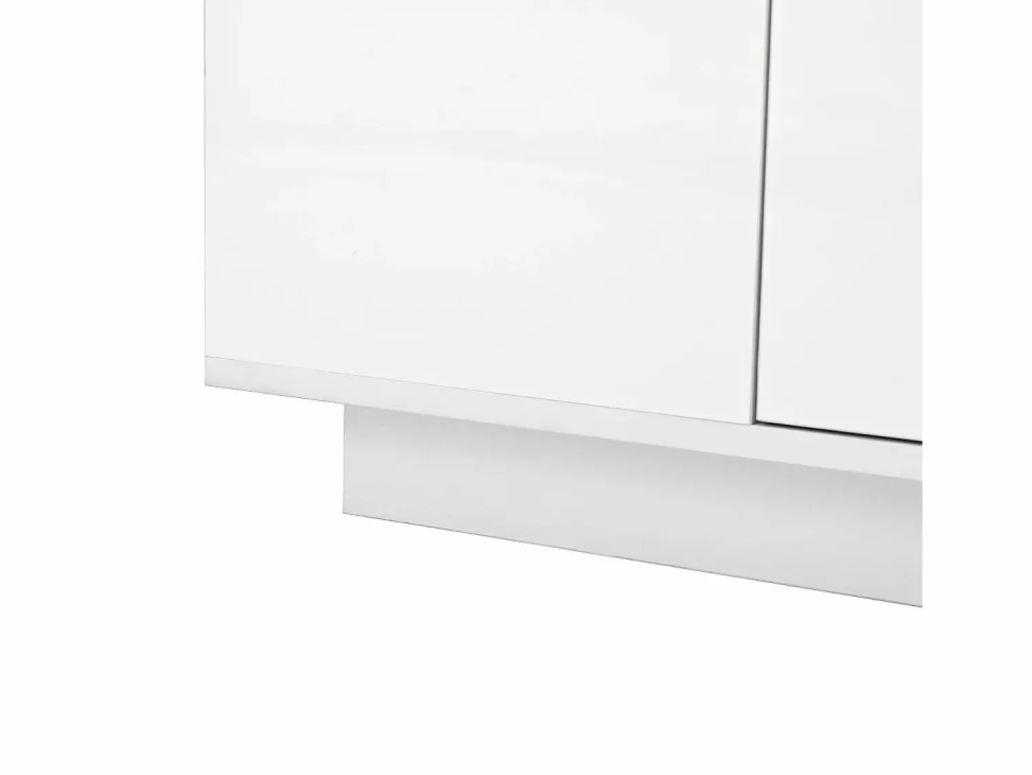 New Mesa de centro blanca - Mesa de centro con iluminación LED y 2 cajones - tapa de cristal Mesa De Centro
