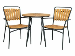 Mesa de Centro Cleveland, Marrón, 70x70x74 cm, Kendra Home