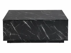 Vente-unique Mesa de centro con 2 cajones en MDF - Efecto mármol - ANTRIM de Pascal Morabito