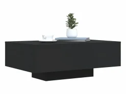 Mesa de centro con luces LED 85x55x31 cm Mesa De Centro
