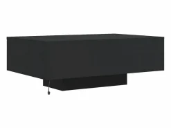 Mesa de centro con luces LED 85x55x31 cm Mesa De Centro