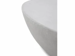 Mesa de centro de 120 x 70 cm de poliresina cemento