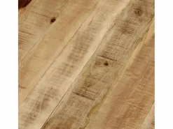 Outlet Mesa de centro de madera de mango rugosa 65x32 cm Mesa De Centro
