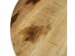 Outlet Mesa de centro de madera de mango rugosa 65x32 cm Mesa De Centro