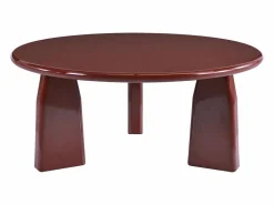 Clearance Mesa de centro de MDF - Burdeos lacado - ZINAPA Colección Rouge Passion|Mesa De Centro