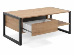 Concept-Usine Mesa de centro industrial con cajón KOTOR