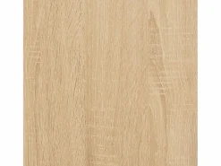 vidaxl Mesa de centro madera contrachapada color roble 100x48x40 cm