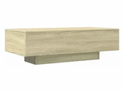 Outlet Mesa de centro madera de ingeniería roble Sonoma 100x49,5x31 cm Mesa De Centro