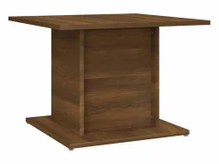 Clicnbuy Mesa de centro madera ingeniería marrón roble 55,5x55,5x40 cm