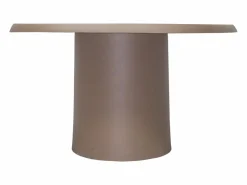 Online Vente-unique Mesa de centro orgánica de metal - Color: Topo - ZINARA Marru00f3n / Topo