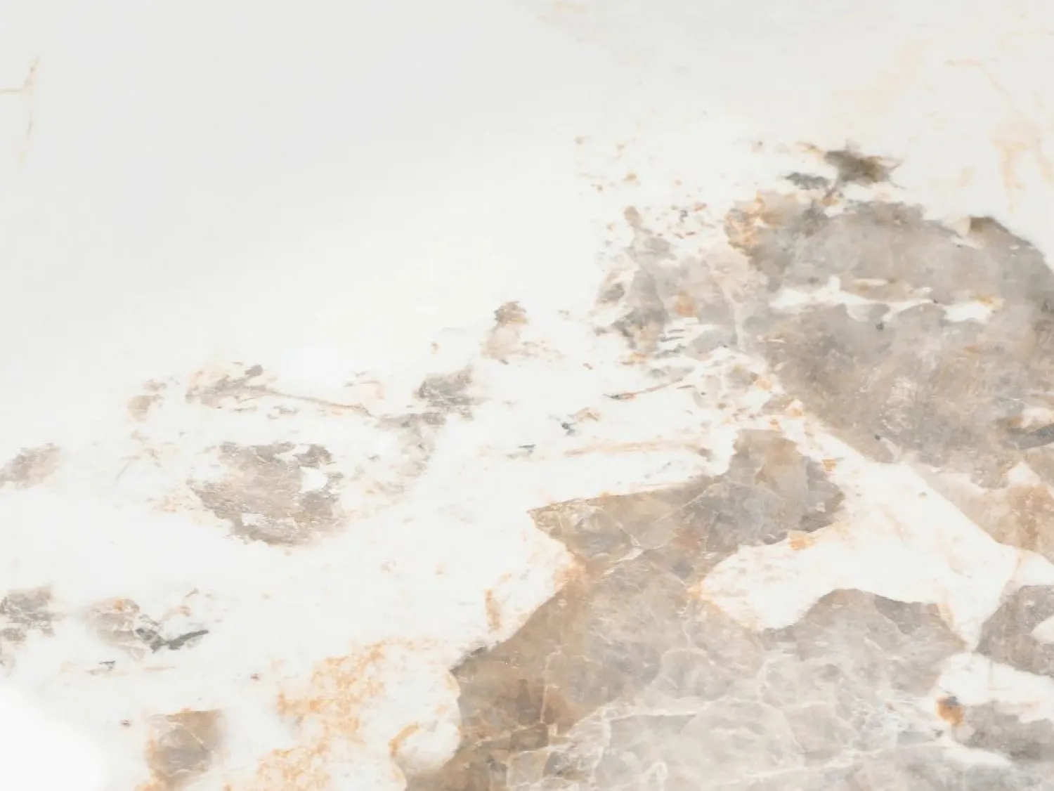 Discount Mesa de centro tableros pivotantes de cerámica y vidrio templado - Efecto mármol blanco - ELDOVA Mesa De Centro