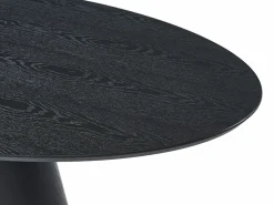 Hot Vente-unique Mesa de comedor 6 cubiertos de MDF - Natural claro - ANTELADA Negro