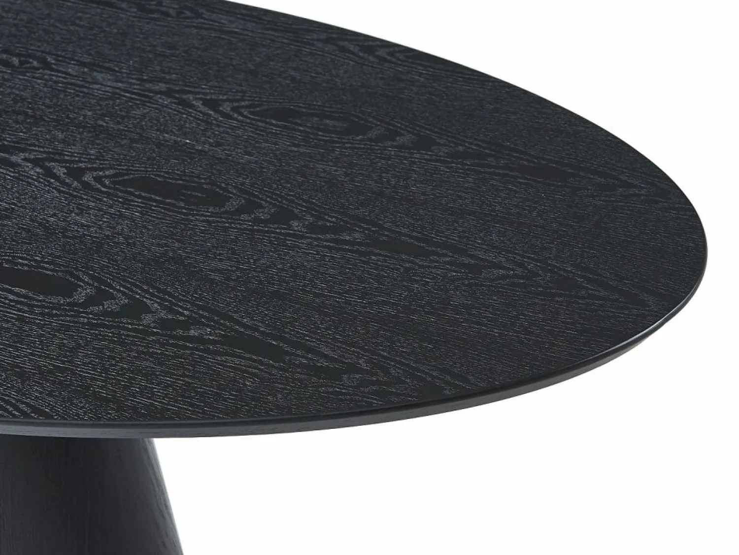 Hot Vente-unique Mesa de comedor 6 cubiertos de MDF - Natural claro - ANTELADA Negro