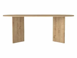 Best Mesa de comedor 8 personas - Natural claro - TOPANIA Mesa De Comedor