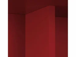 Online Mesa de comedor cuadrada tablero laminado de 3cm llama 100x100cm Rojo
