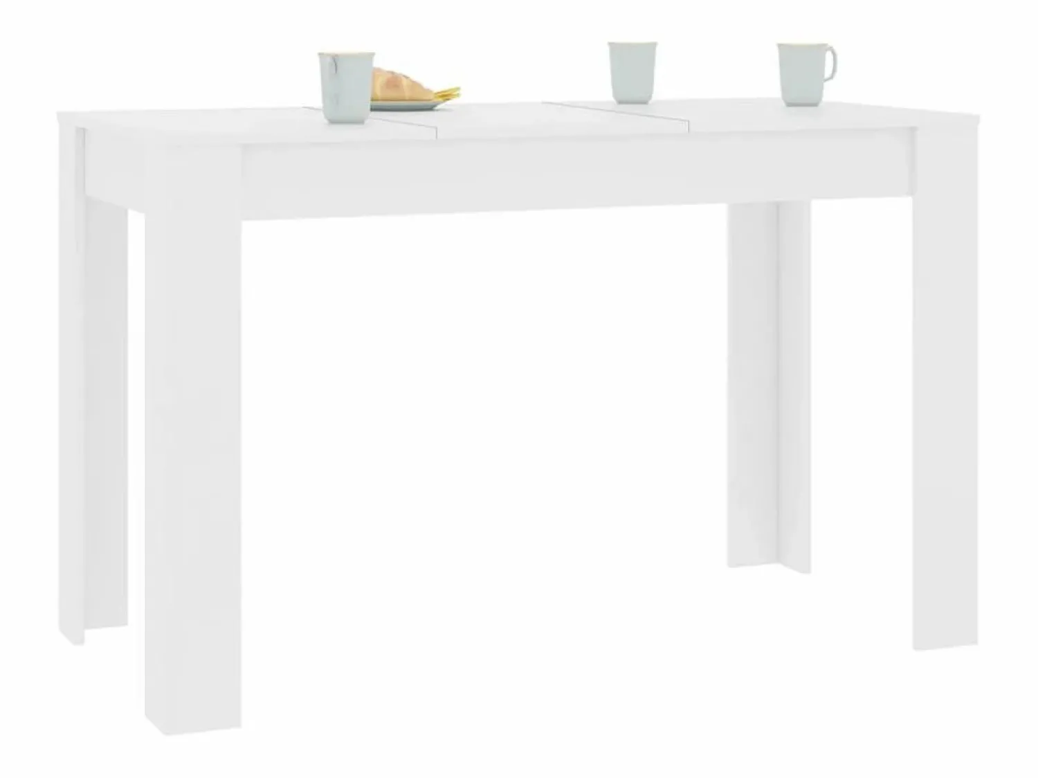 Mesa de comedor de aglomerado 120x60x76 cm Mesa De Comedor
