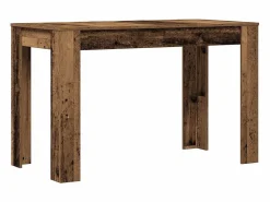 Clicnbuy Mesa de comedor de madera contrachapada madera vieja