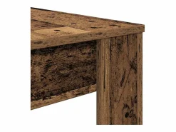 Clicnbuy Mesa de comedor de madera contrachapada madera vieja