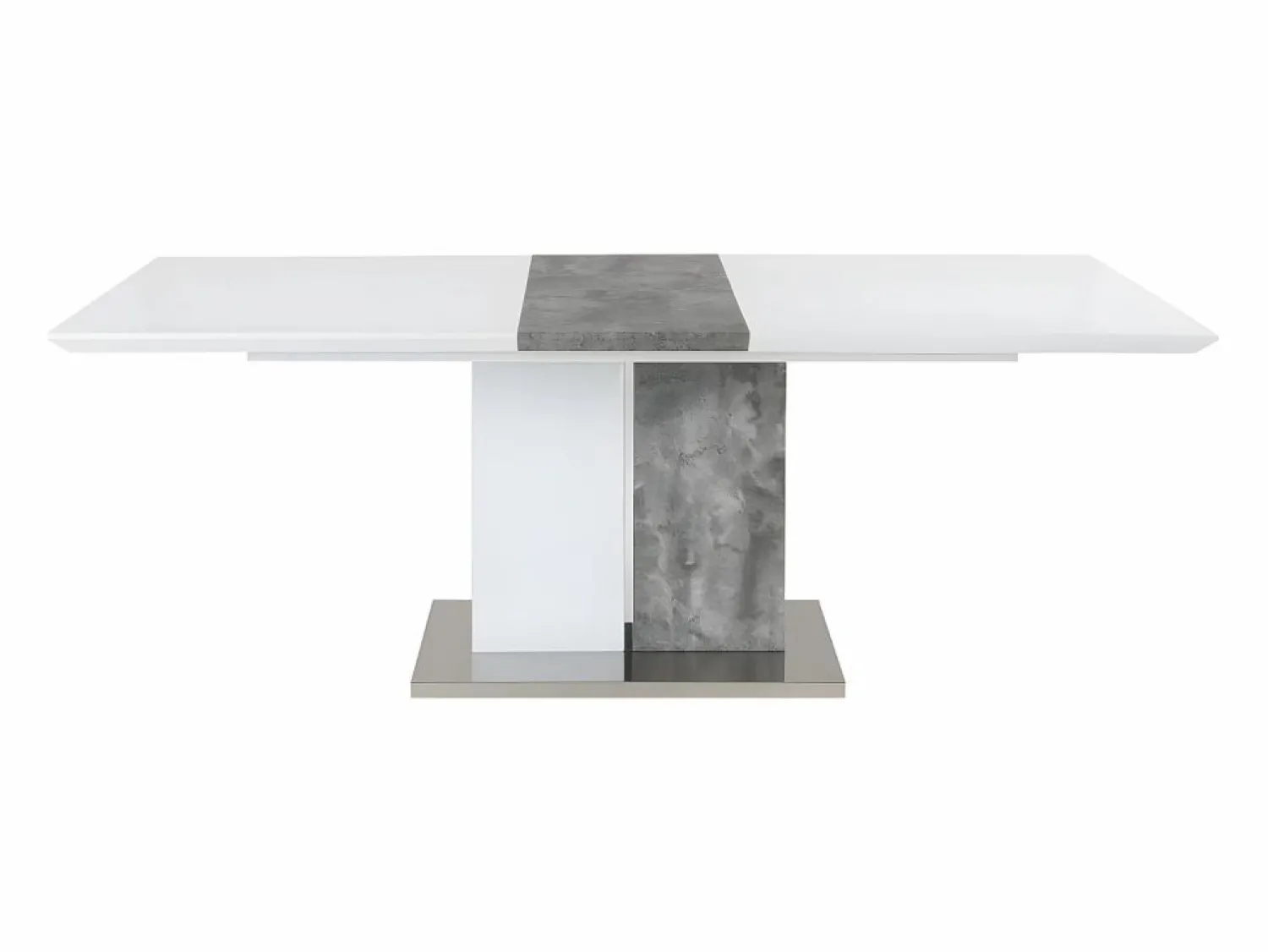 New Mesa de comedor extensible 6 a 8 comensales de MDF blanco EREN Mesa Extensible|Mesa De Comedor