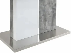 New Mesa de comedor extensible 6 a 8 comensales de MDF blanco EREN Mesa Extensible|Mesa De Comedor
