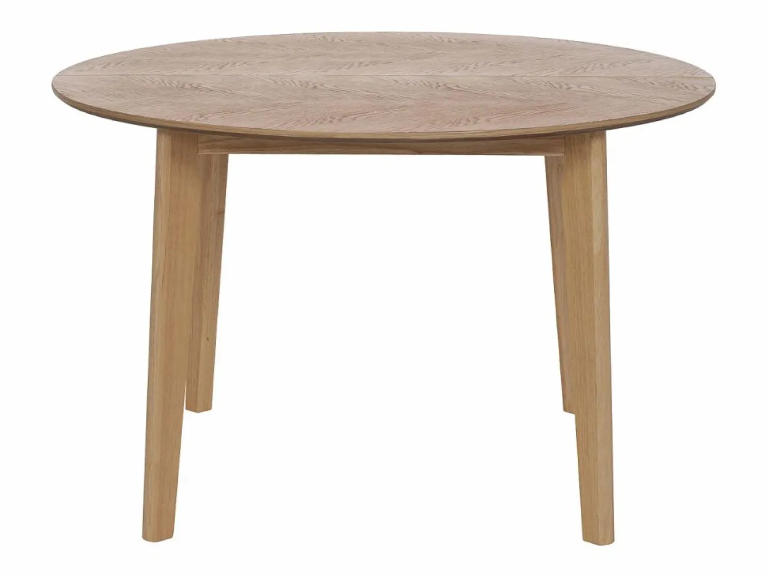 Hot Mesa de comedor extensible para 4 a 8 personas chapado de roble - Natural - MARIZEL Mesa Extensible|Mesa De Comedor