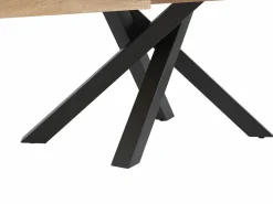 Best Mesa de comedor extensible 6 a 10 comensales de MDF - Natural y negro - CATONAV Mesa Extensible|Mesa De Comedor