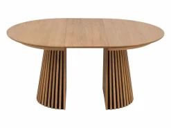 Discount Mesa de comedor extensible 4 a 8 personas de roble - Natural - CARMIZA Mesa Extensible