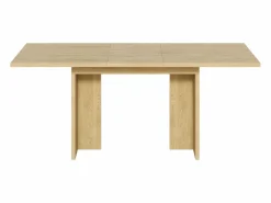 Hauss Spole Mesa de comedor extensible 140/180x80 cm para 6 a 8 personas - Natural claro
