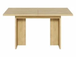 Hauss Spole Mesa de comedor extensible 140/180x80 cm para 6 a 8 personas - Natural claro