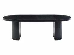 Vente-unique Mesa de comedor extensible 4 a 12 personas de MDF - - SIDRINA