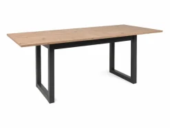 Outlet Concept-Usine Mesa de comedor extensible de madera 10 plazas KOTOR Marru00f3n