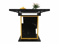 Discount Mesa de comedor extensible para 6 personas - 110/140 x 80 x 76 cm - para comedores y cocinas - MDF + metal - Mesa Extensible|Mesa De Comedor
