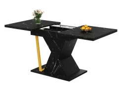 Discount Mesa de comedor extensible para 6 personas - 110/140 x 80 x 76 cm - para comedores y cocinas - MDF + metal - Mesa Extensible|Mesa De Comedor