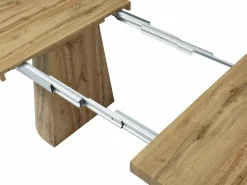 Discount Vente-unique Mesa de comedor extensible para 6 a 12 personas en MDF - Natural Claro - CLOEVA Color natural claro