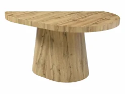Discount Vente-unique Mesa de comedor extensible para 6 a 12 personas en MDF - Natural Claro - CLOEVA Color natural claro