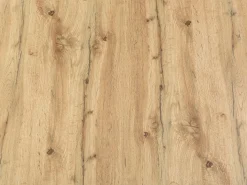 Outlet Vente-unique Mesa de comedor extensible 4 a 12 personas de MDF y metal negro - Natural claro - JARELIA Color natural claro