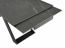Maison Céphy Mesa de comedor extensible de cerámica y metal - - XERENA de Pascal MORABITO