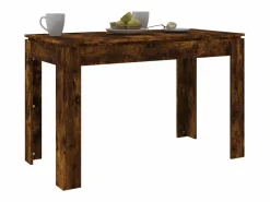 Mesa de comedor madera contrachapada roble ahumado 120x60x76 cm Mesa De Comedor