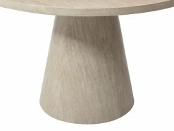 Outlet Mesa de comedor para 4 personas en MDF - Efecto travertino topo - LARIOZA de Pascal Morabito Mesa De Comedor