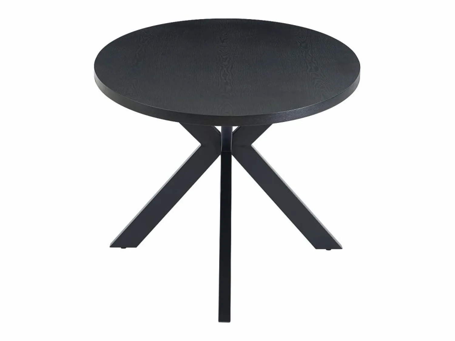 Mesa de comedor para 8 personas, chapa de roble y metal - - LINIOMA Mesa De Comedor