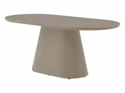 Online Vente-unique Mesa de comedor para 6 personas en MDF - Topo - VALIANA Topo / Beige