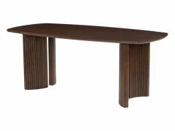 Maison Céphy Mesa de comedor para 8 personas en madera de acacia - Natural oscuro - TAMENIA de
