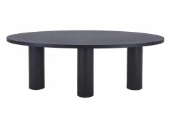 Discount Vente-unique Mesa de comedor para 8 personas chapado de fresno - - FALYN Negro