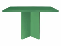 Hot Mesa de comedor rectangular lacada MDF 3cm Emeralda 90x120cm Verde