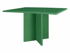 Hot Mesa de comedor rectangular lacada MDF 3cm Emeralda 90x120cm Verde