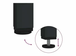 Clicnbuy Mesa de Consola con cajón Roble artisan 75 x 28 x 75 cm Marru00f3n